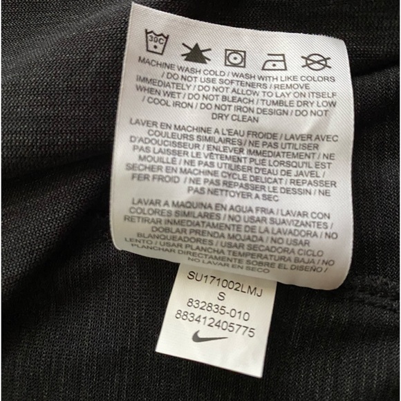 Nike Dri-Fit Sport T-Shirt Tee Mens Size Small Gray Crew Neck short sleeve - Picture 8 of 9